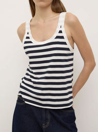 ASSEMBLY LABEL ADRIA STRIPE JERSEY TANK