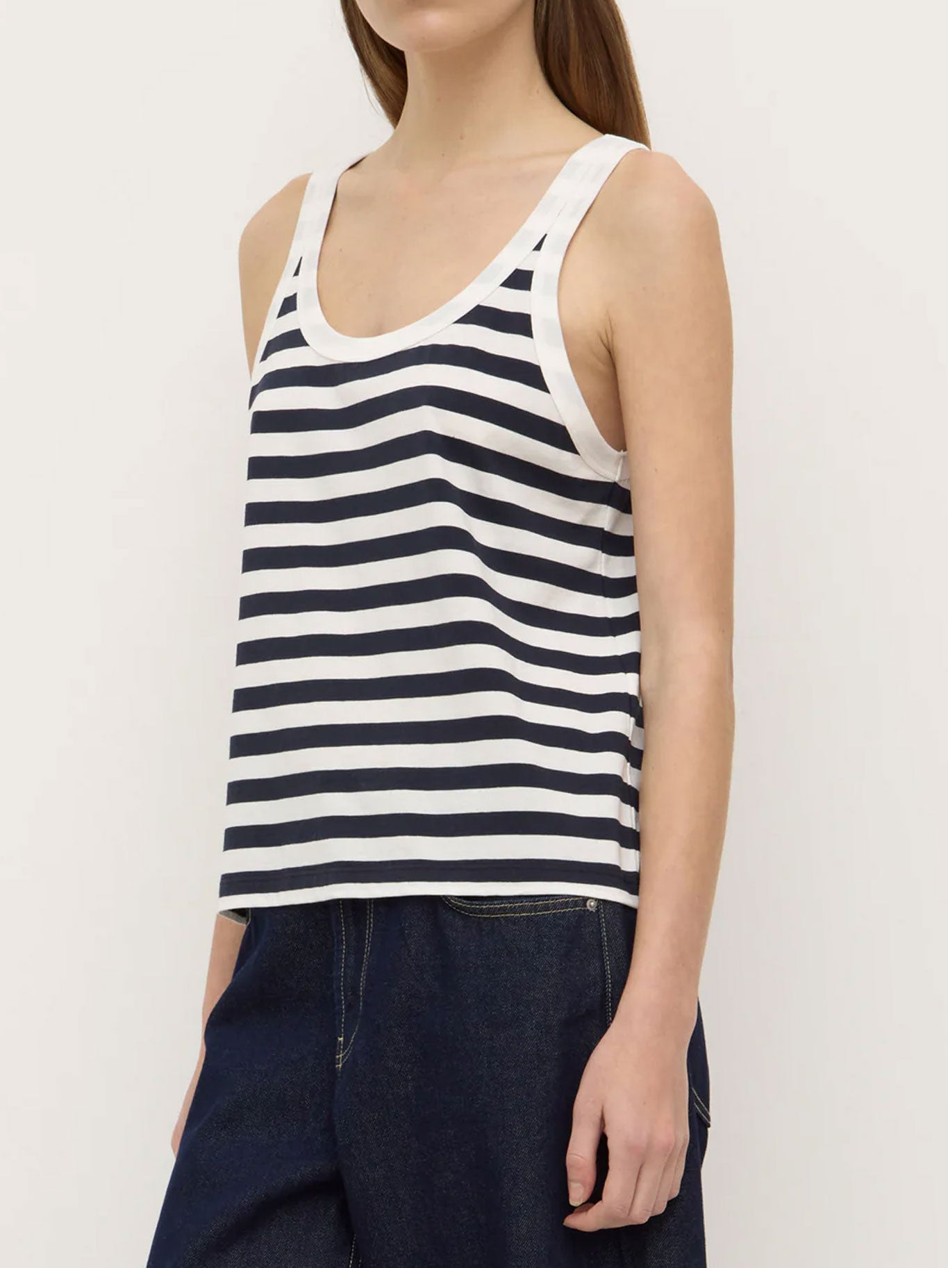 ASSEMBLY LABEL ADRIA STRIPE JERSEY TANK
