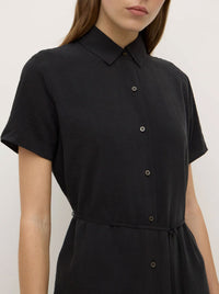 ASSEMBLY LABEL HEATHER SILK BLEND SHIRT DRESS