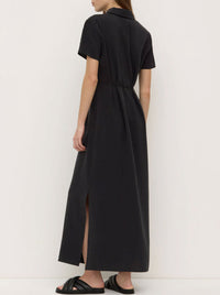 ASSEMBLY LABEL HEATHER SILK BLEND SHIRT DRESS