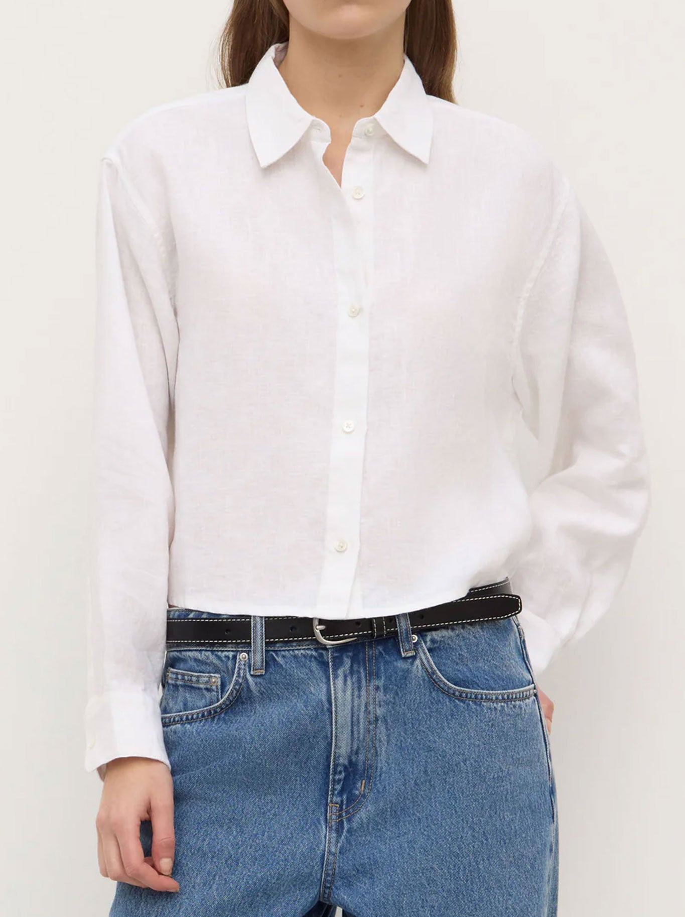ASSEMBLY LABEL LILAH LINEN BOXY SHIRT