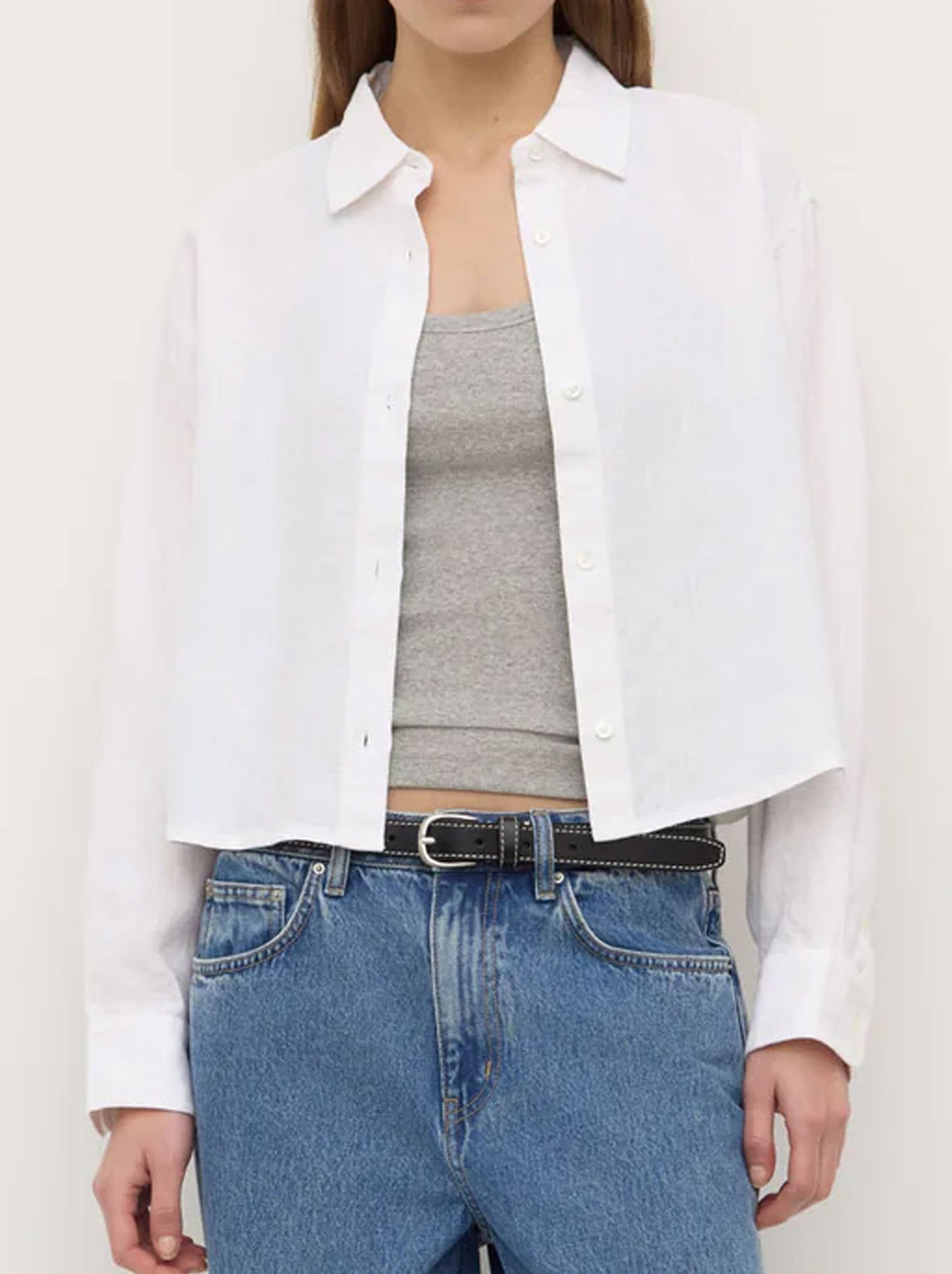 ASSEMBLY LABEL LILAH LINEN BOXY SHIRT