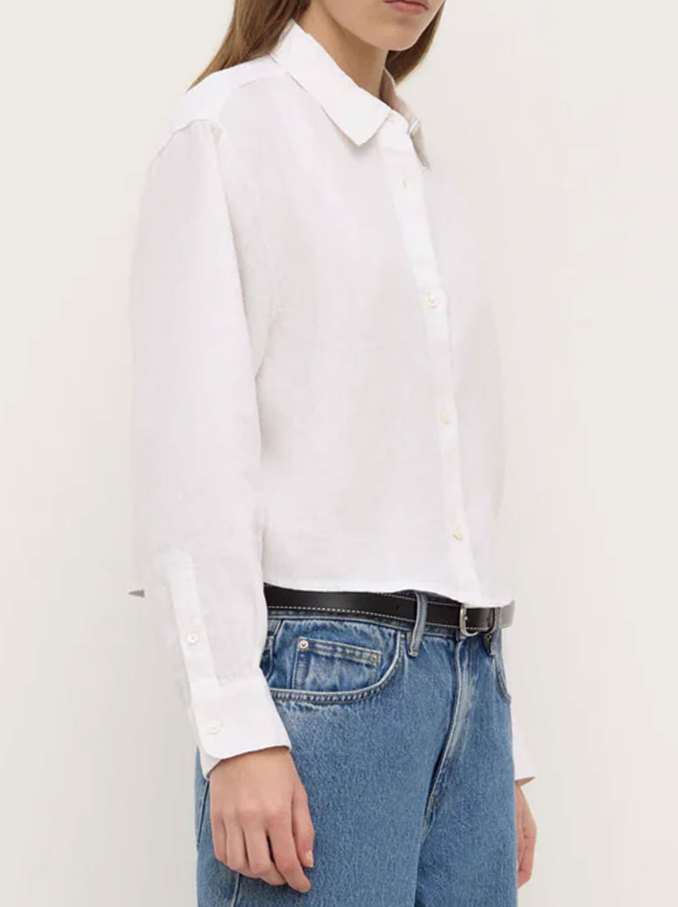 ASSEMBLY LABEL LILAH LINEN BOXY SHIRT