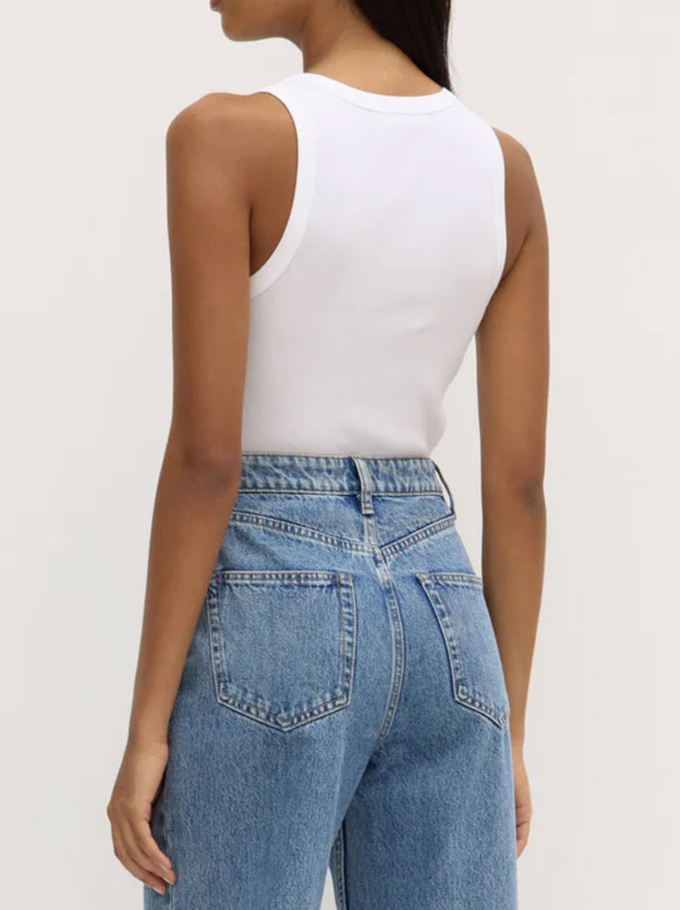 ASSEMBLY LABEL ROBYN SCOOP NECK RIB TANK