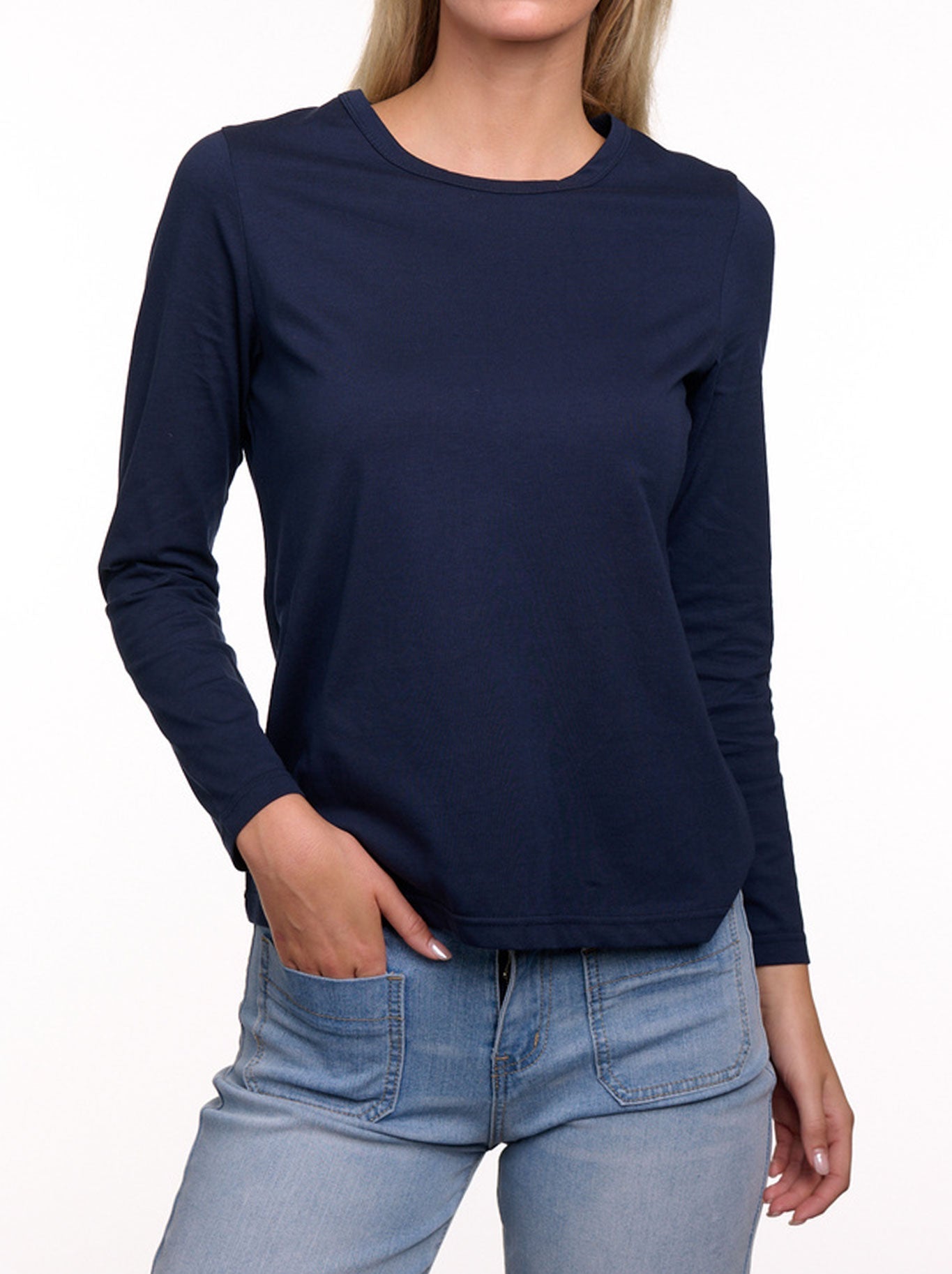BASIC 123 LONG SLEEVE CREW NECK
