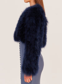 BÜBISH MANHATTAN FEATHER CROP JACKET