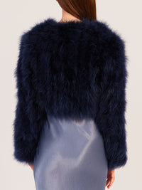 BÜBISH MANHATTAN FEATHER CROP JACKET