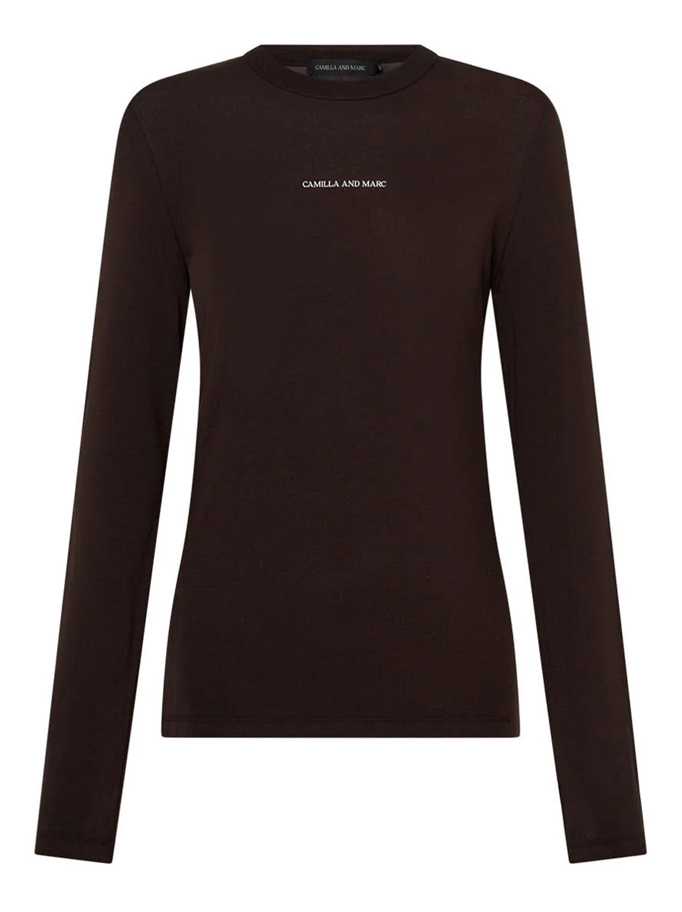 CAMILLA AND MARC PARK LONG SLEEVE LOGO TOP