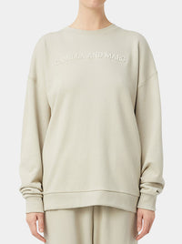 CAMILLA AND MARC TIA FLOCKING LOGO CREW