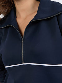 ELM BONNIE HALF ZIP SWEAT