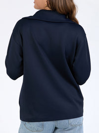 ELM BONNIE HALF ZIP SWEAT