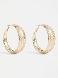 ELK HULLE LARGE HOOP EARRING