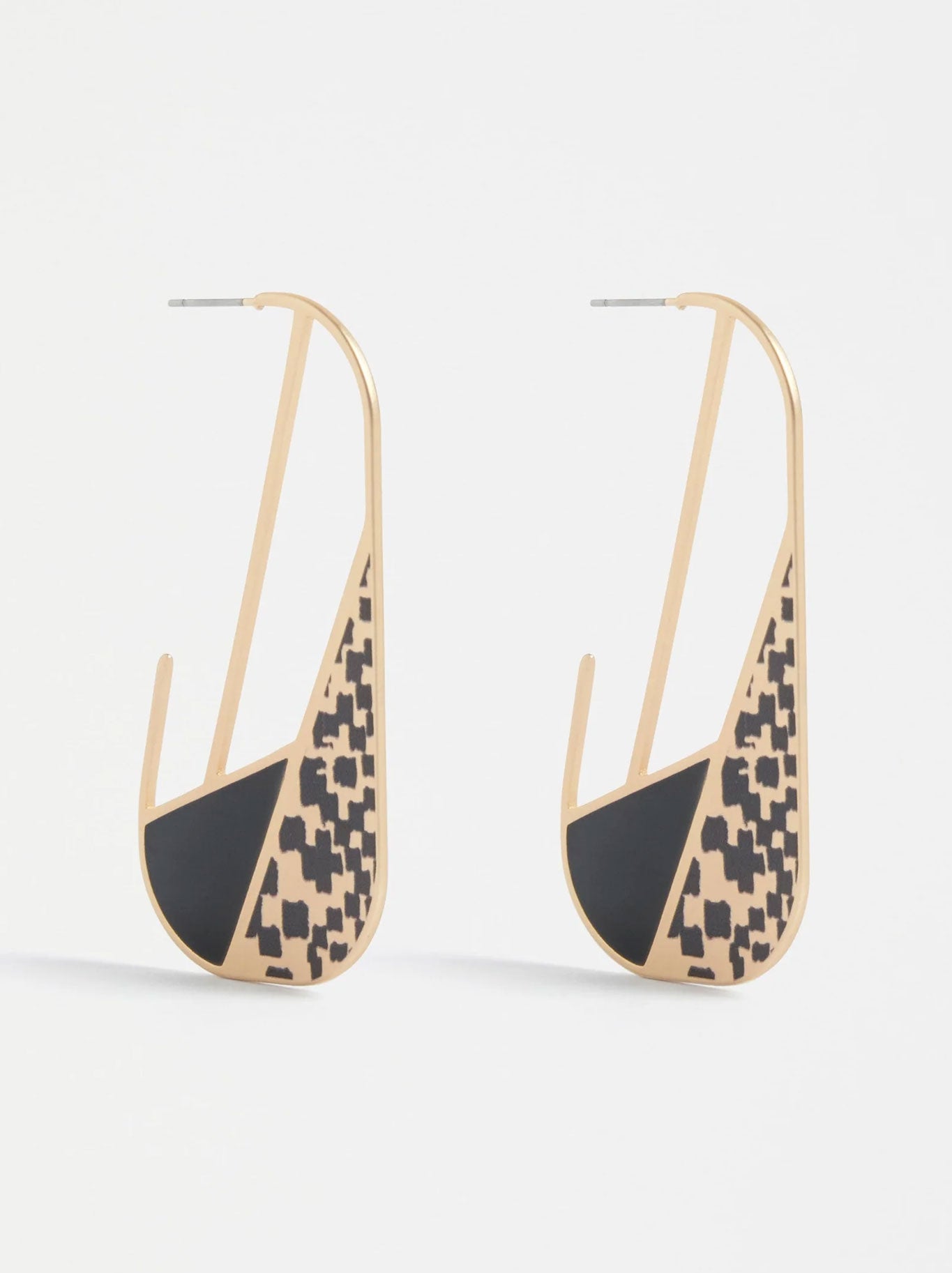 ELK MOND HOOP EARRING