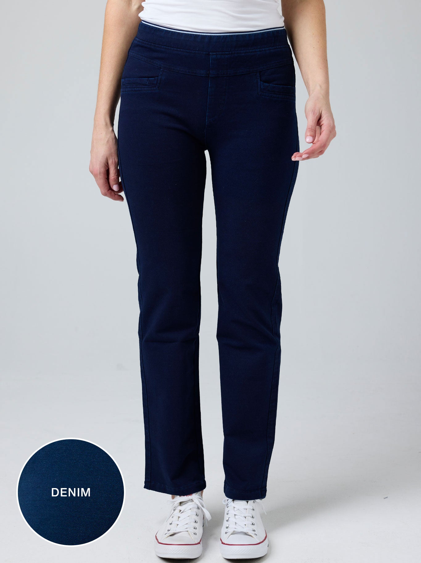 GABRIELLA FRATTINI STRAIGHT LEG LUSTRE PANTS