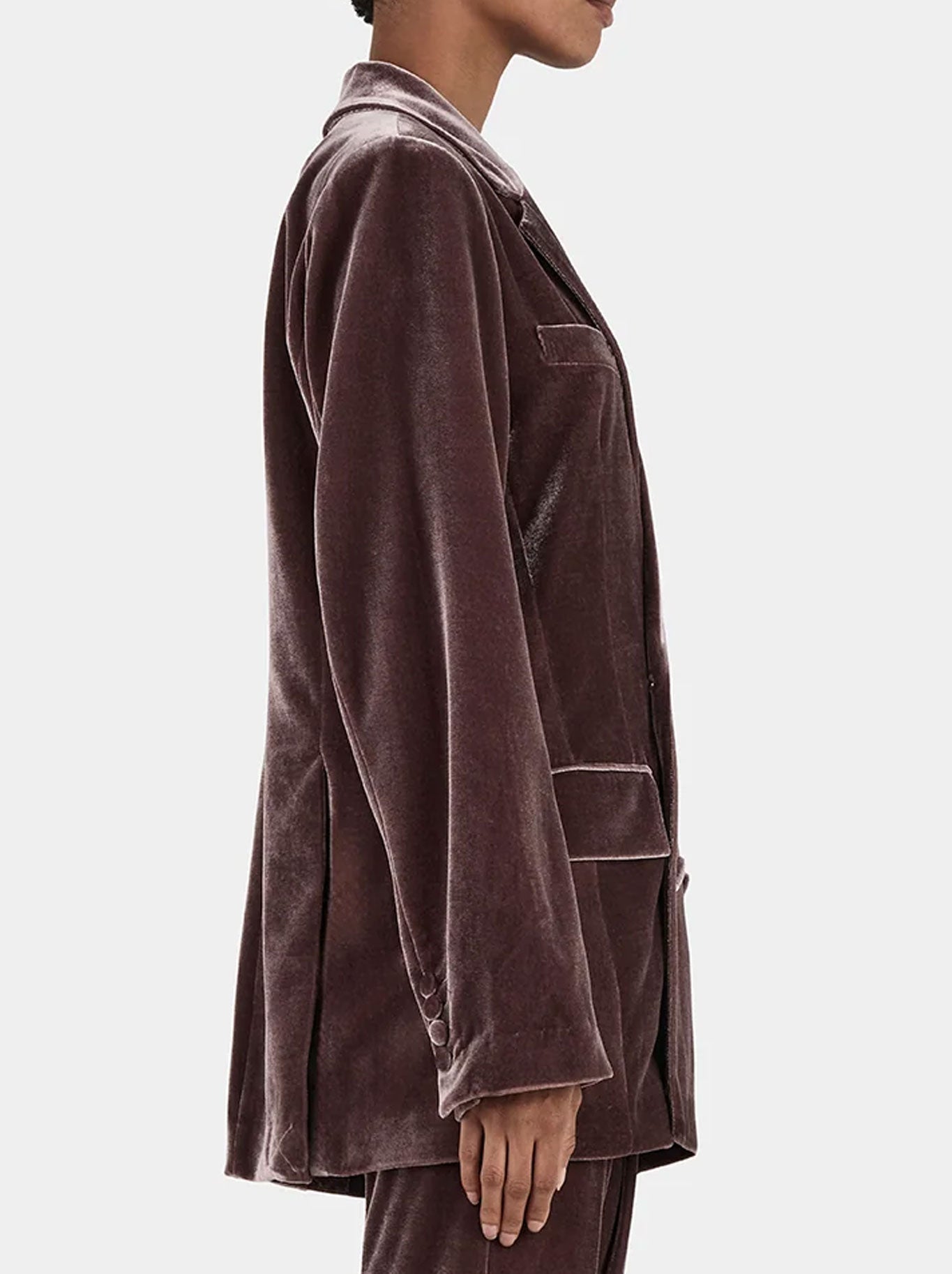HANSEN & GRETEL ALISTAIR VELVET BLAZER