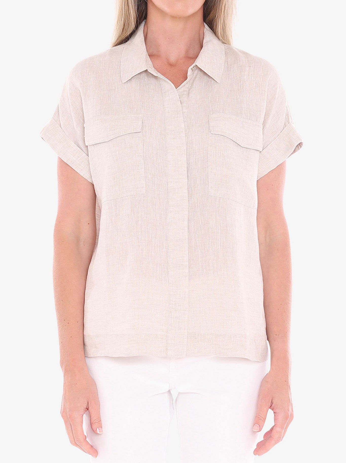 JUMP SHORT SLEEVE TWO POCKET SHIRT