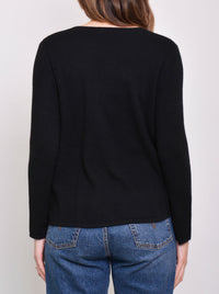 JAMES MELBOURNE CASHMERE SWING SWEATER