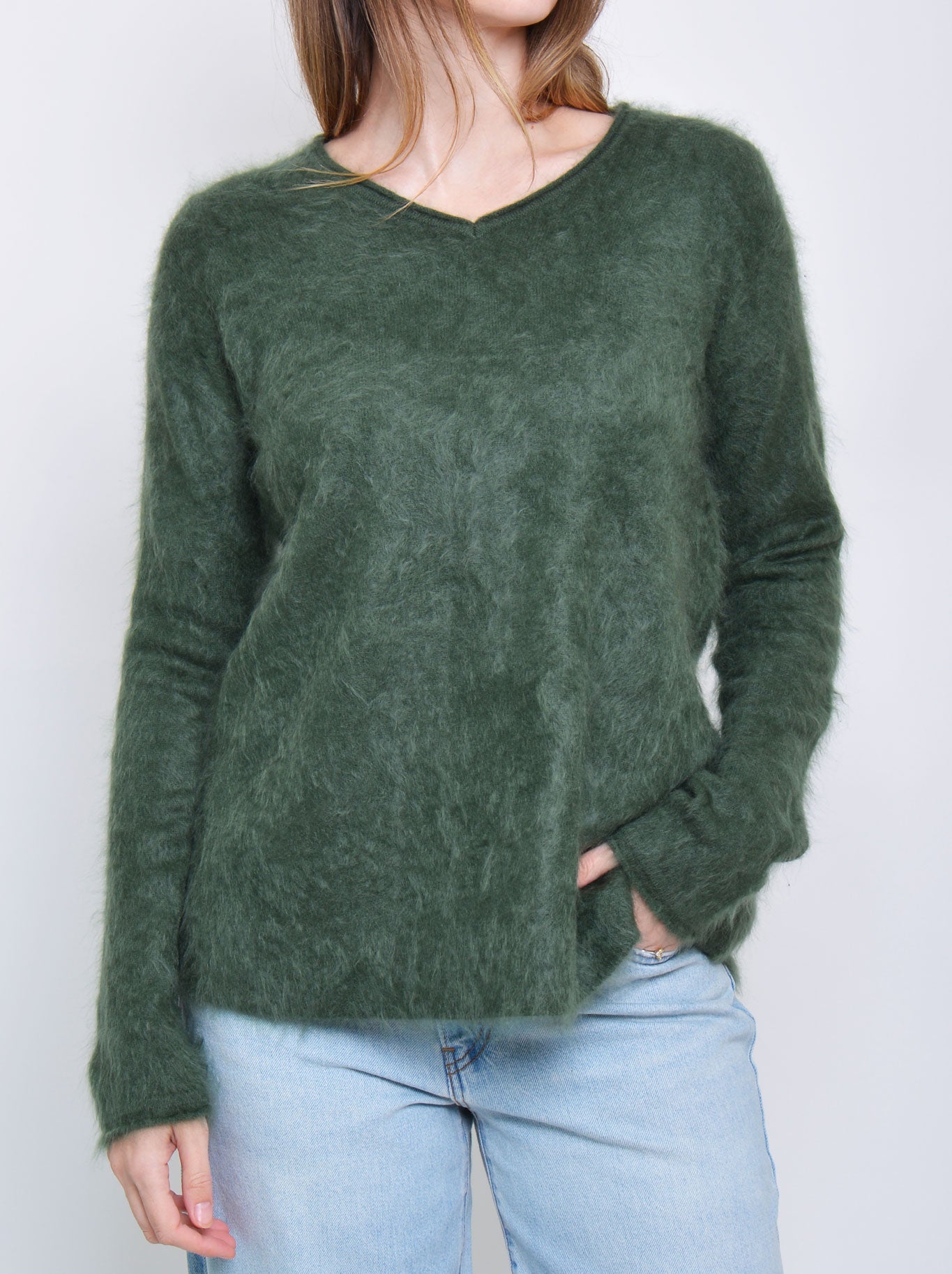 JAMES MELBOURNE BRUSHED CASHMERE KNIT