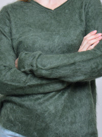 JAMES MELBOURNE BRUSHED CASHMERE KNIT
