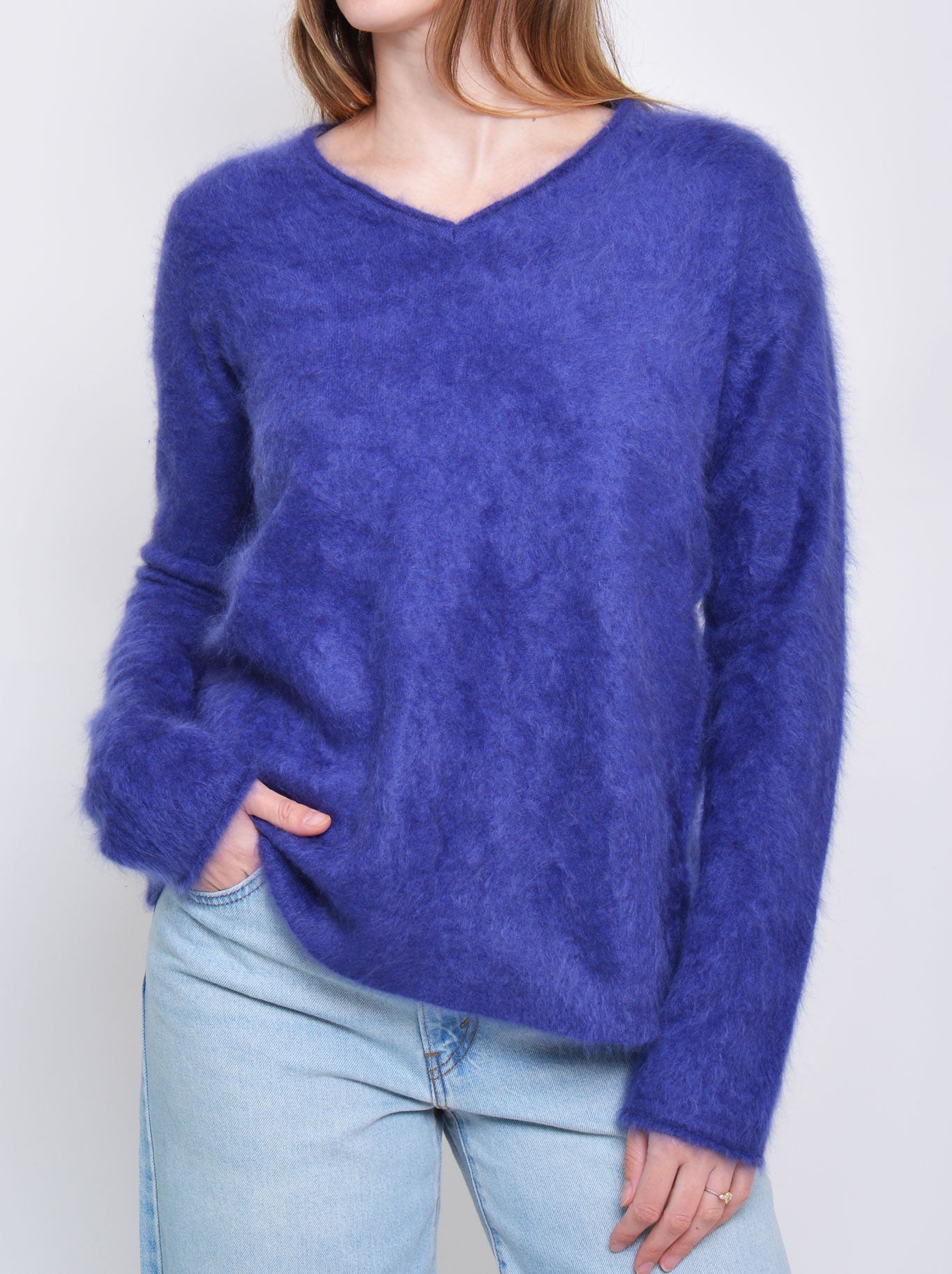 JAMES MELBOURNE BRUSHED CASHMERE KNIT
