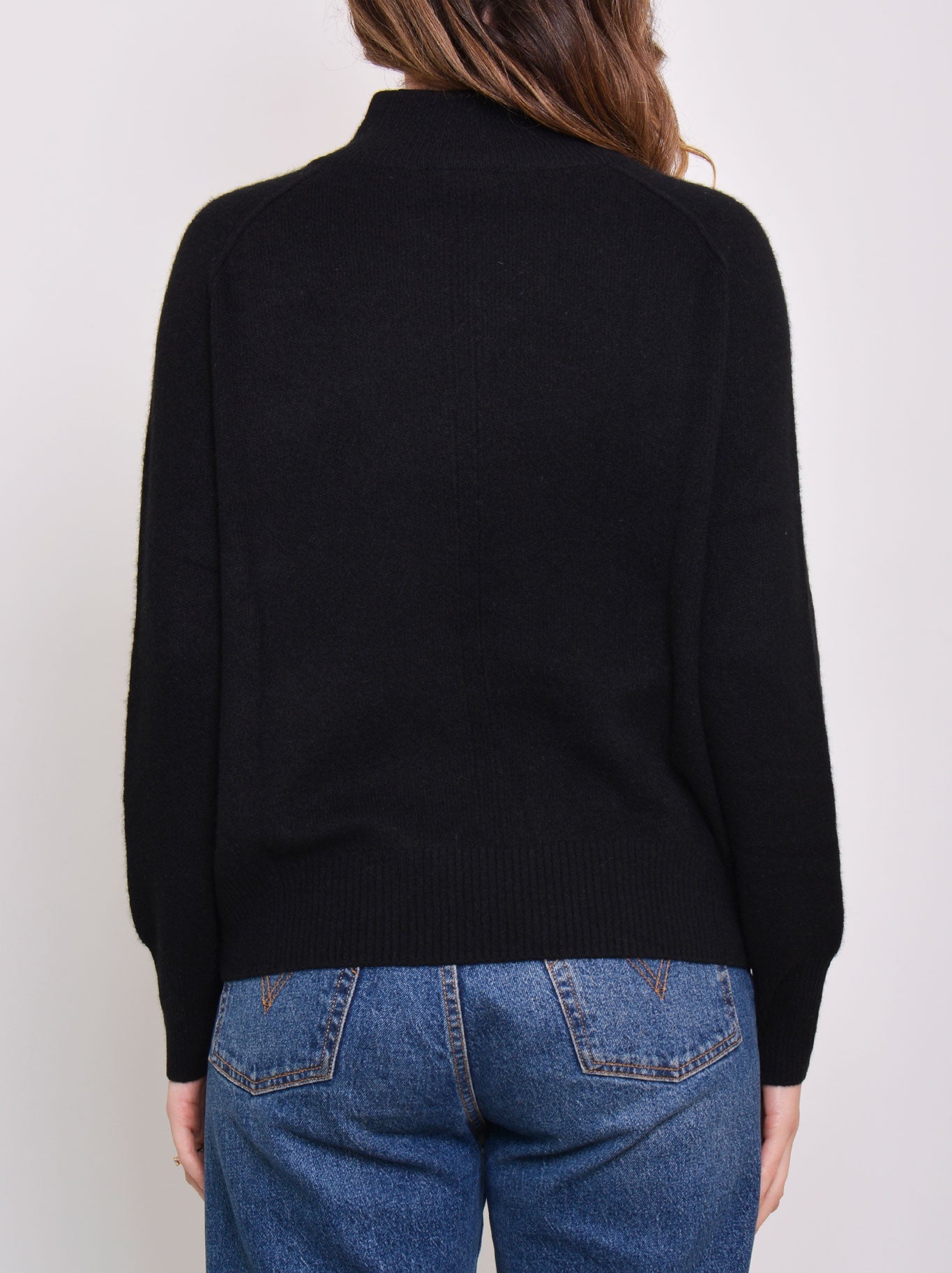JAMES MELBOURNE CASHMERE RAW EDGE KNIT