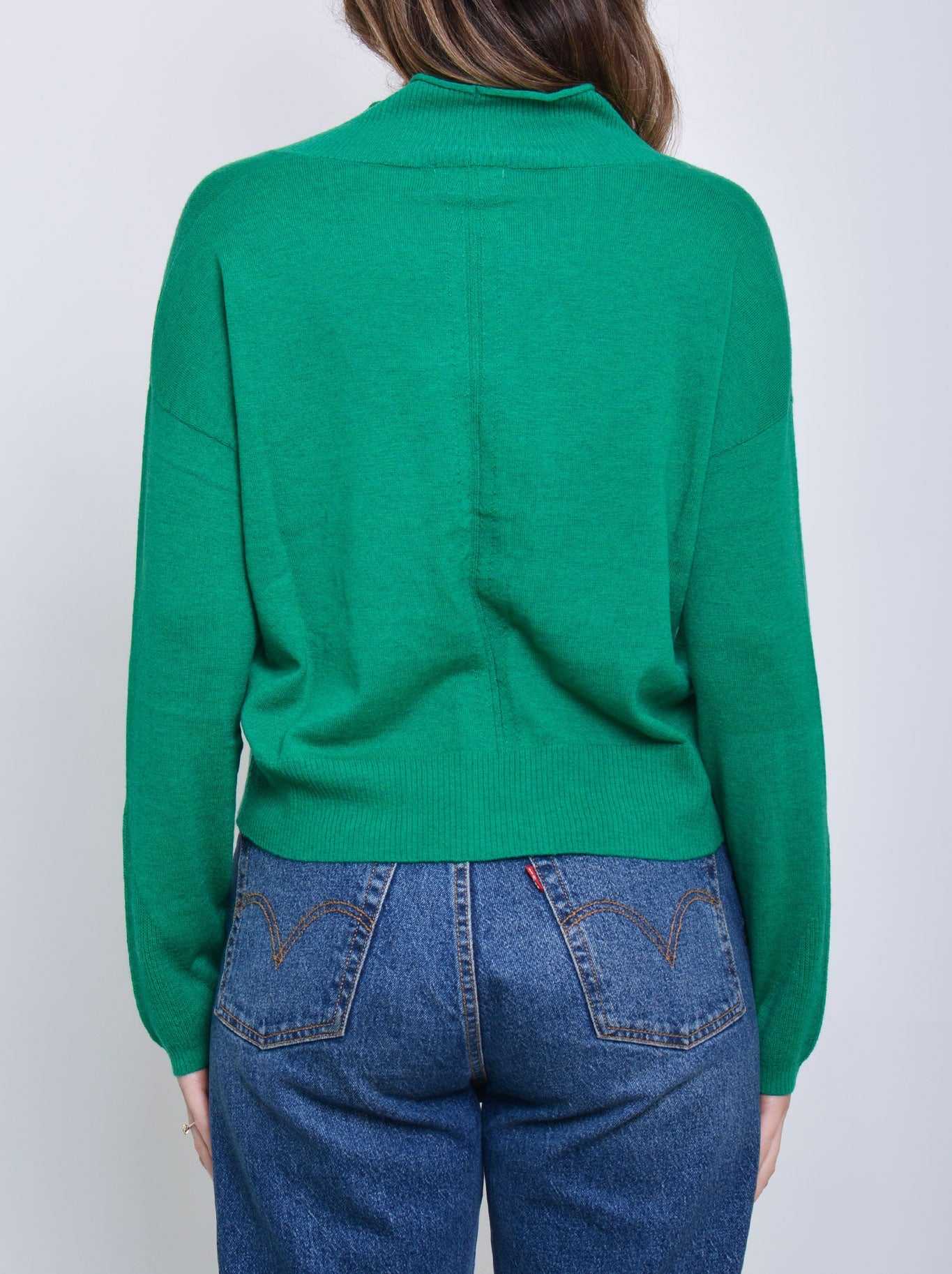 JAMES MELBOURNE BOXY CROPPED CARDIGAN