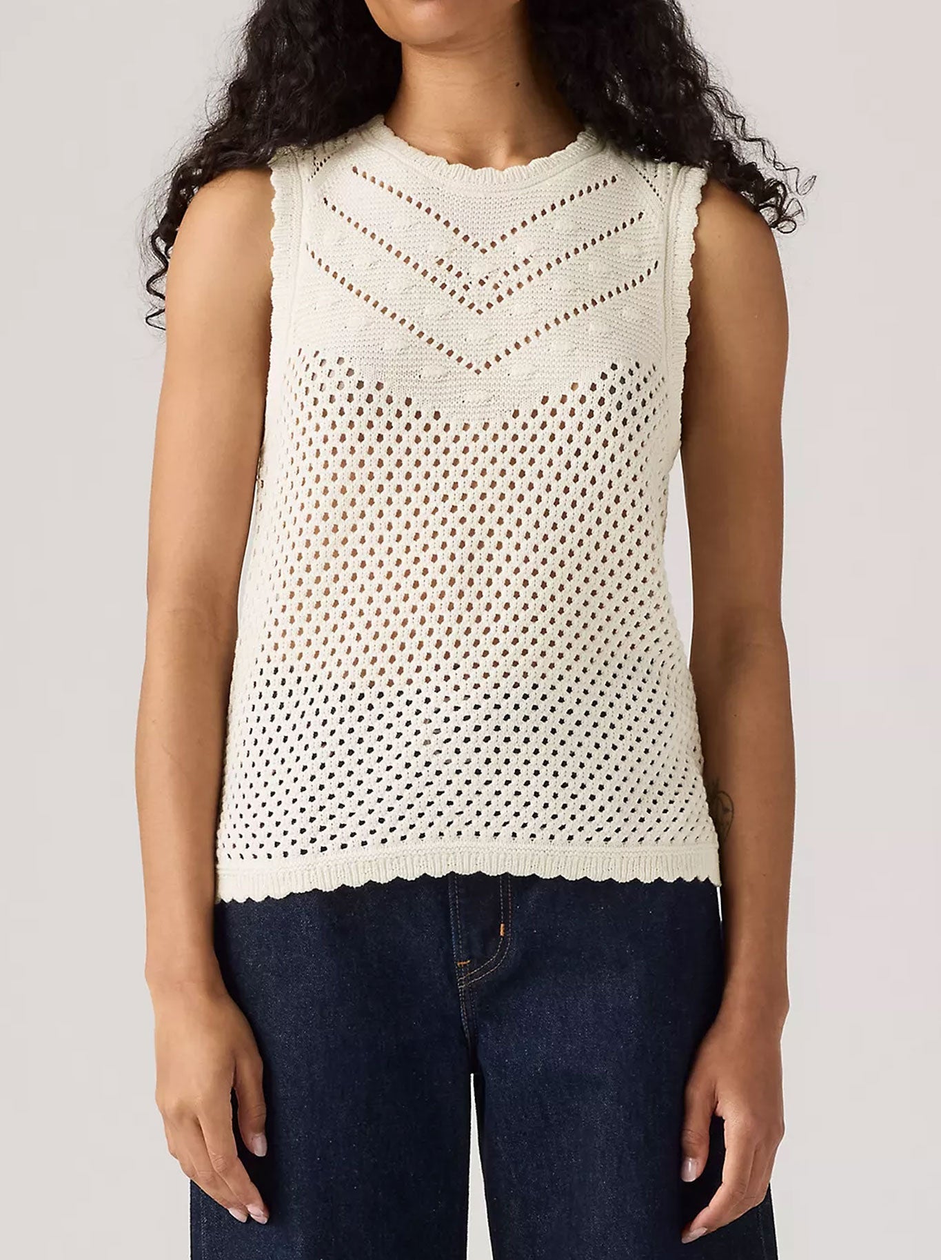 LEVI'S ADRIENNE CROCHET TANK