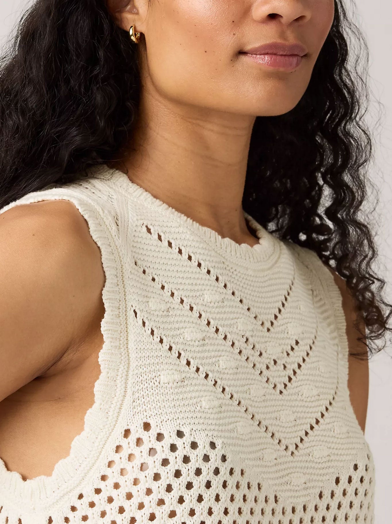 LEVI'S ADRIENNE CROCHET TANK