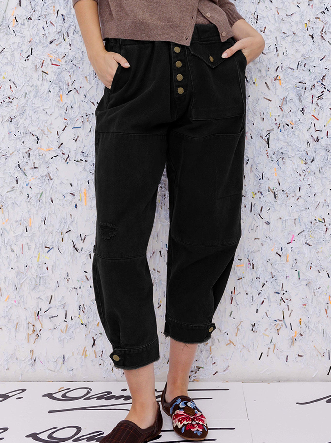 M.A DAINTY TRUCKER JEAN
