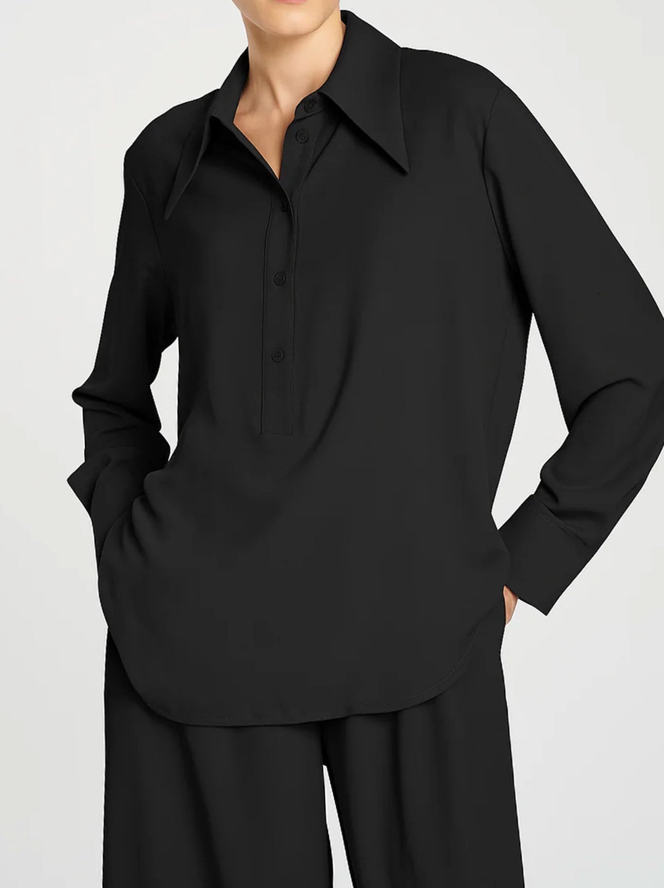 MELA PURDIE DENIER PEAK SHIRT