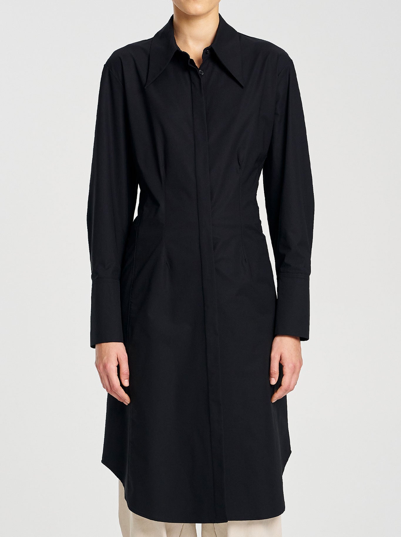 MELA PURDIE SHAPED SHIRT DRESS