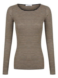 MORRISON MORRI MERINO STRIPE ROUND NECK