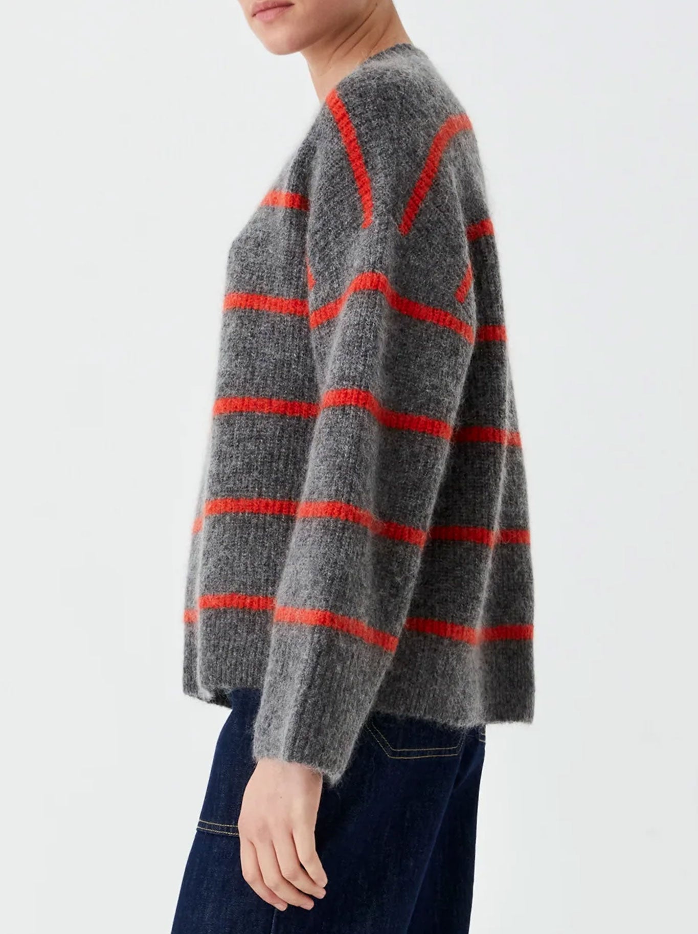 MORRISON SILAS STRIPE KNIT PULLOVER