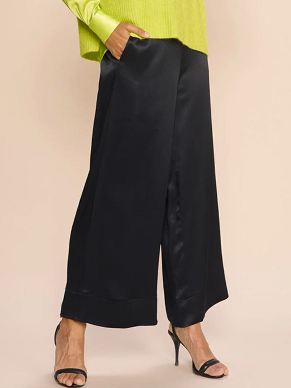 MOS MOSH EDI SATIN CREPE PANT