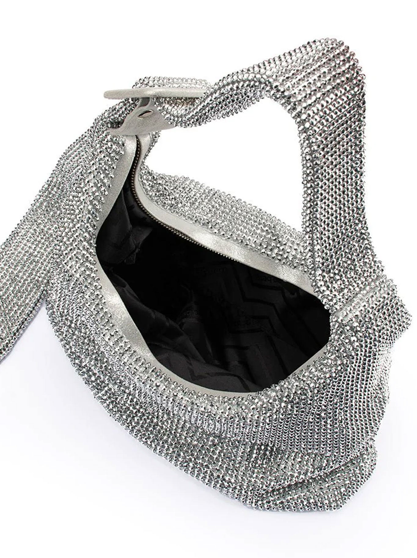 OLGA BERG CALYPSO CRYSTAL MESH BAG