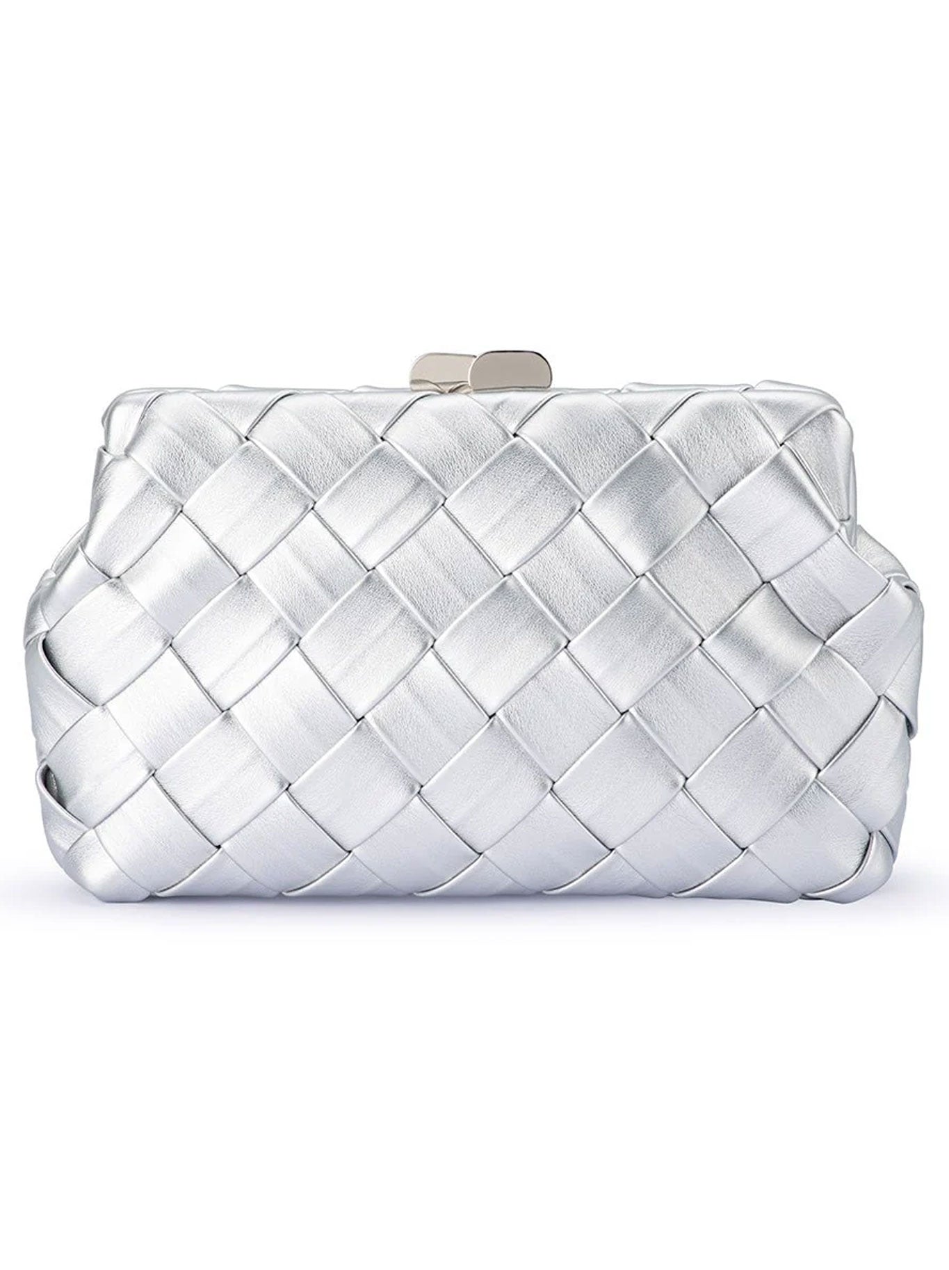 OLGA BERG QUINN WOVEN CLUTCH