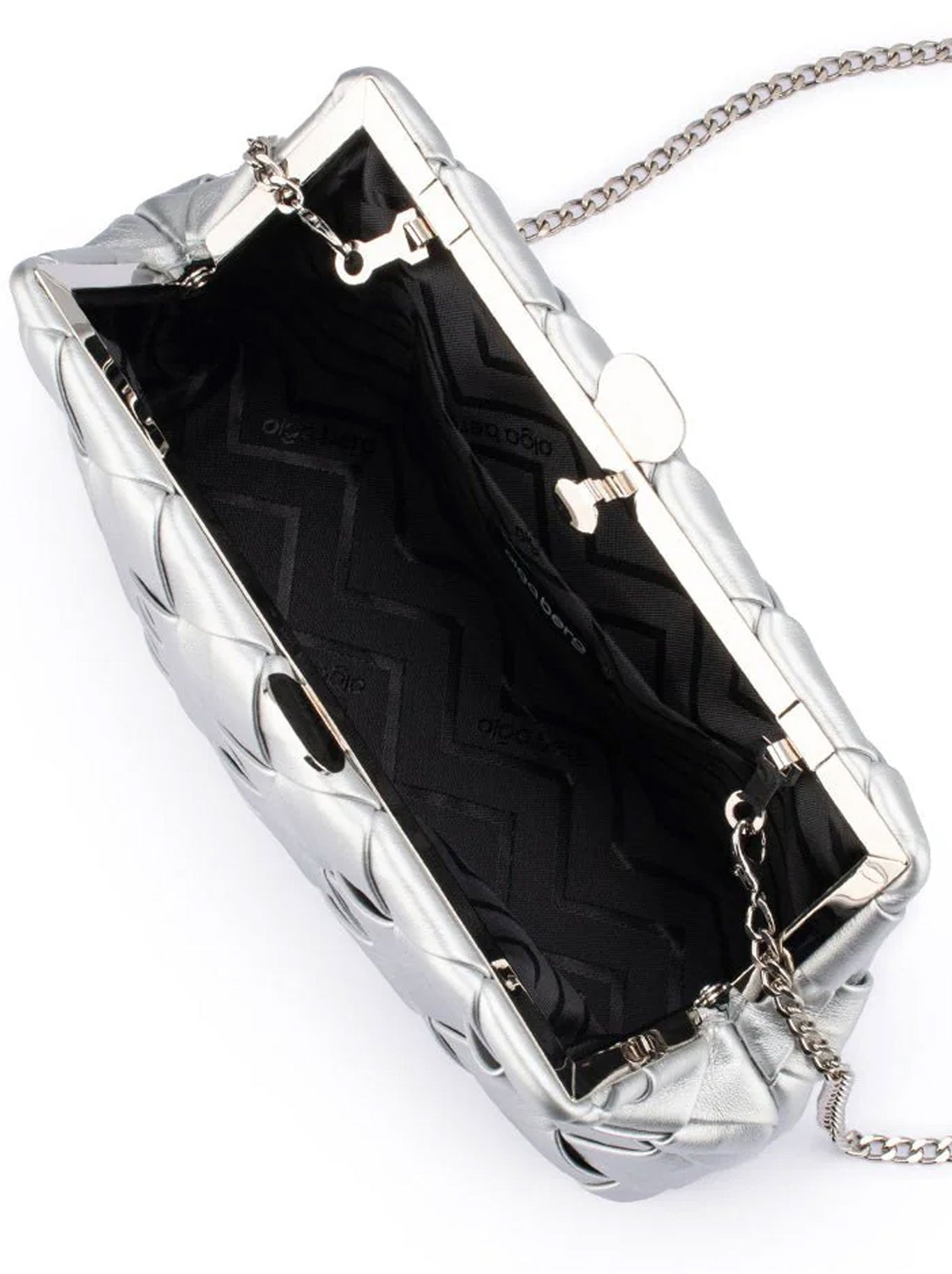 OLGA BERG QUINN WOVEN CLUTCH