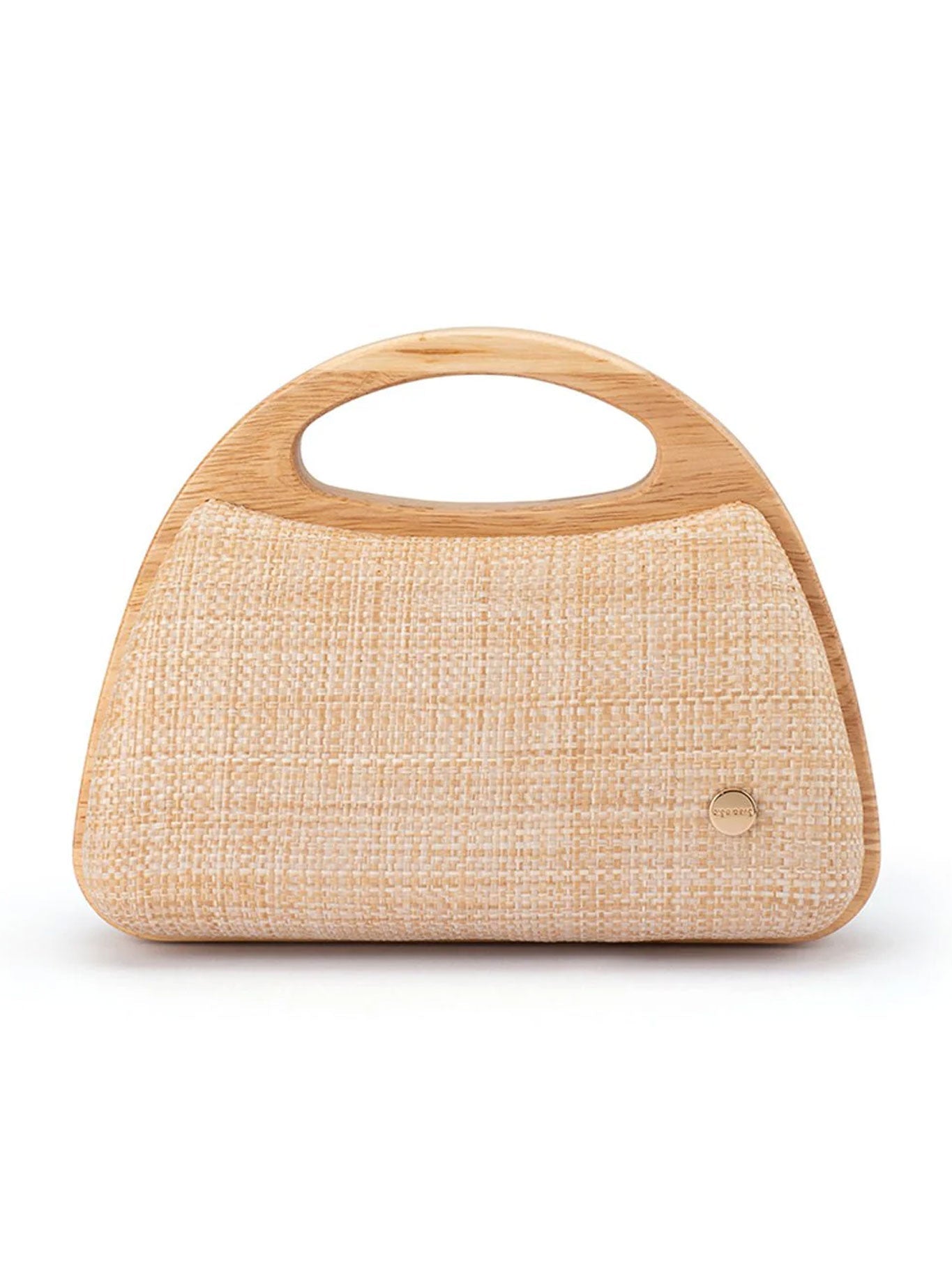 OLGA BERG SARAH WOODEN BAG