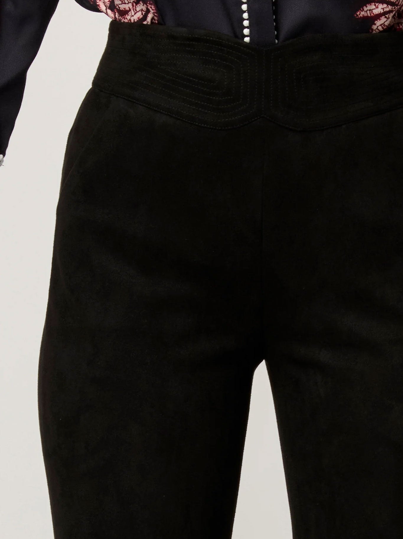 ONCE WAS SCARLETT FAUX SUEDE PANT