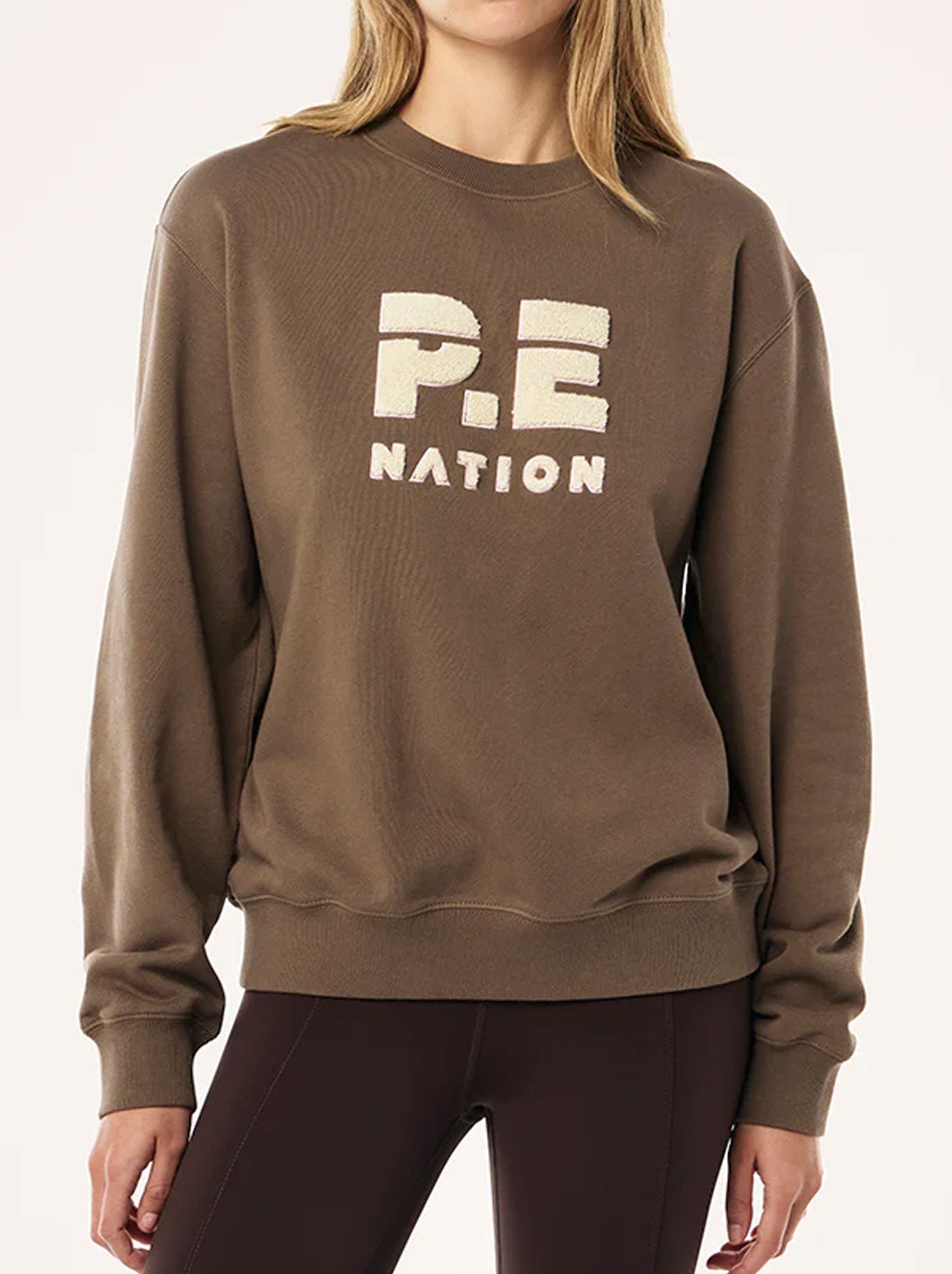 P.E NATION HEADS UP BOUCLE SWEAT