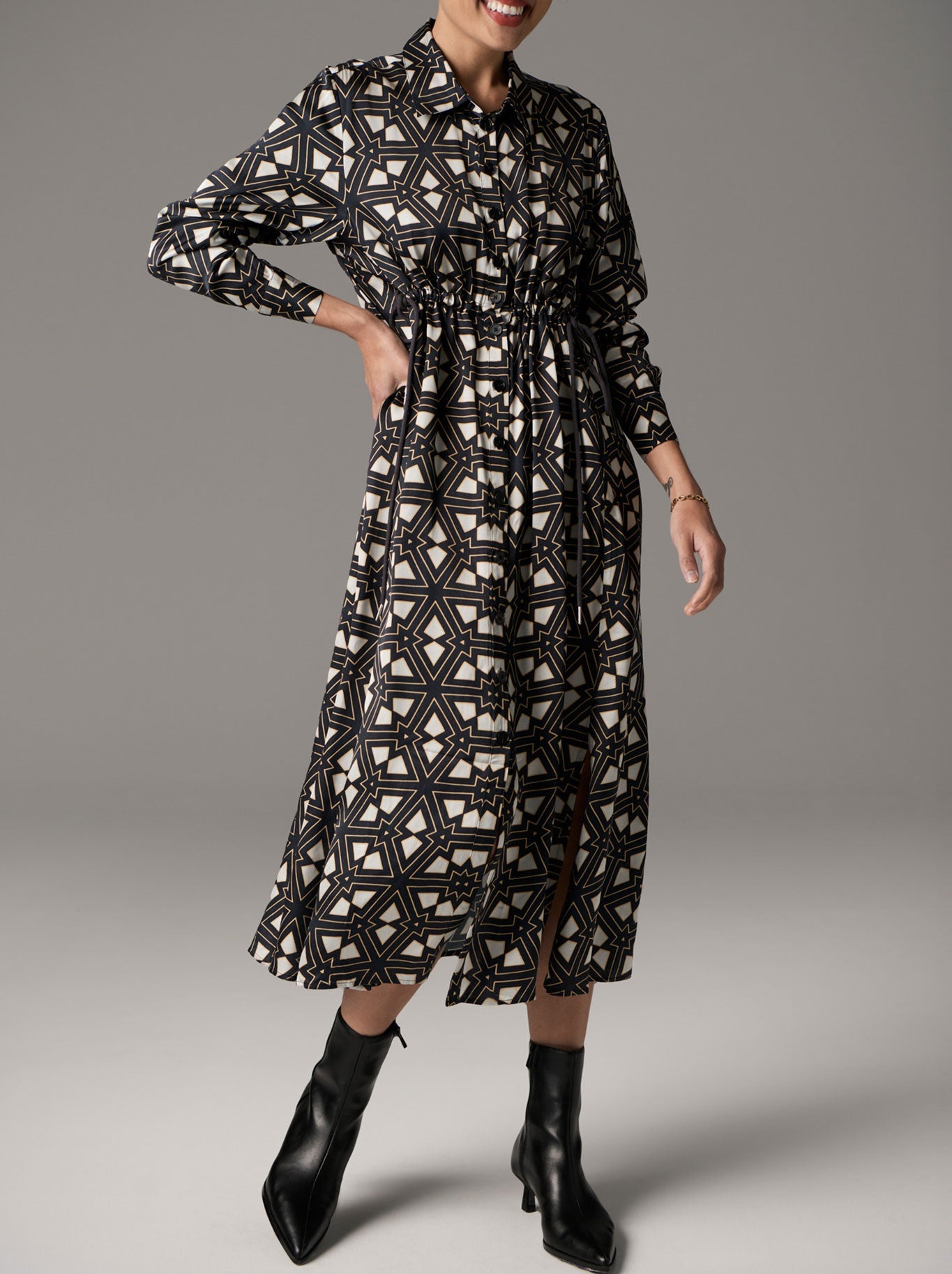 POL STARGATE SHIRT DRESS