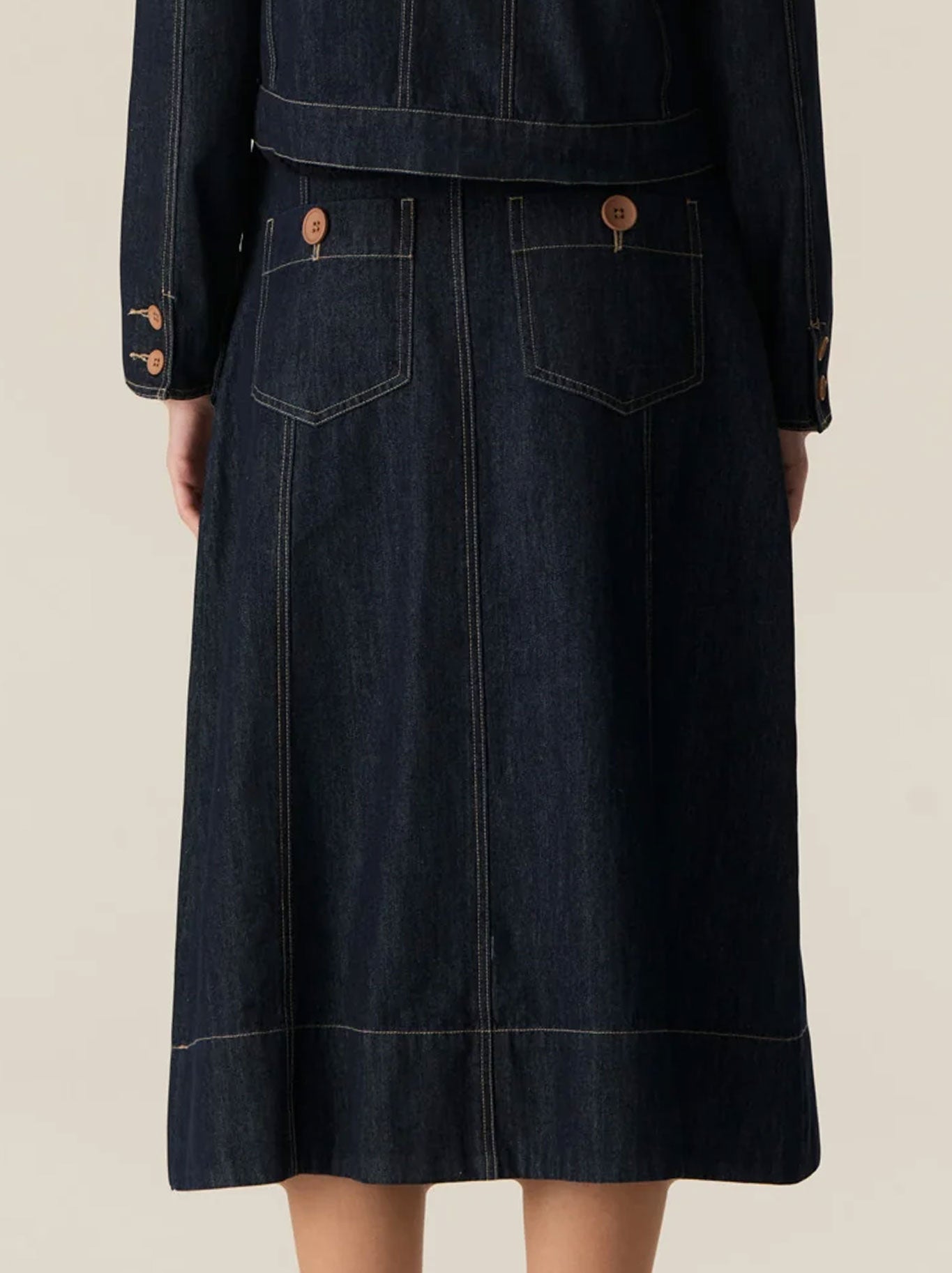 POL CARSEN DENIM SKIRT