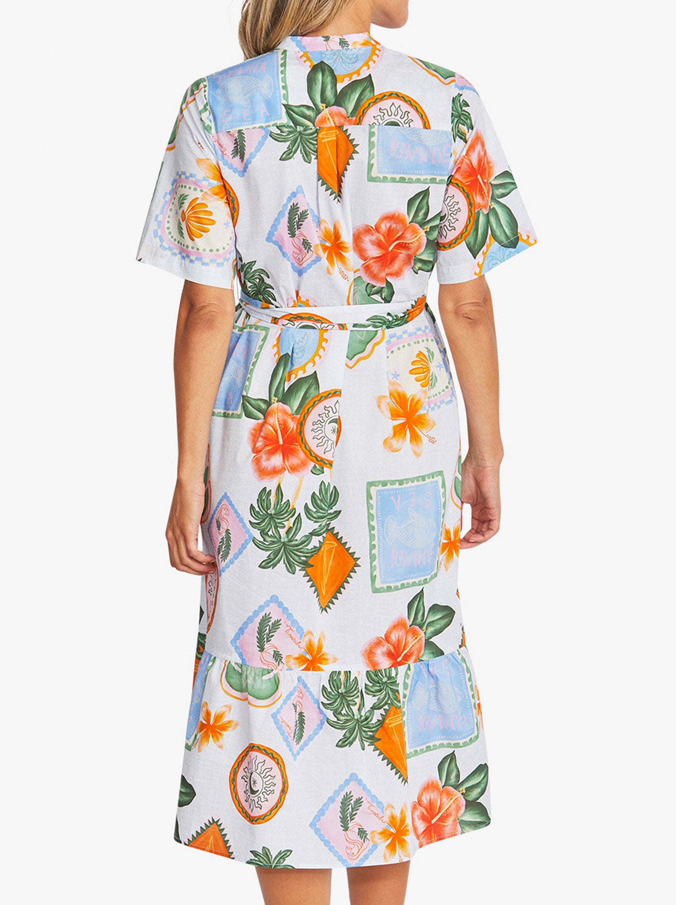 PINGPONG TAHITI BELT DRESS