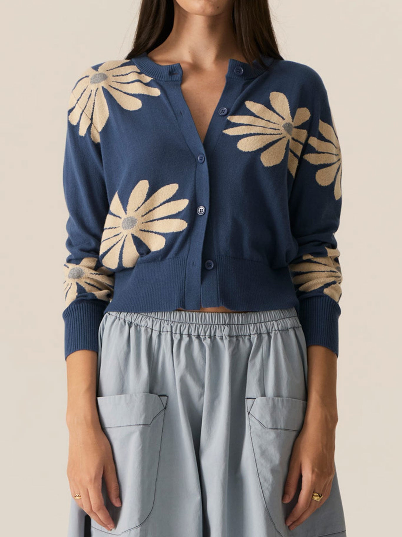 POL LASK DAISY CARDI