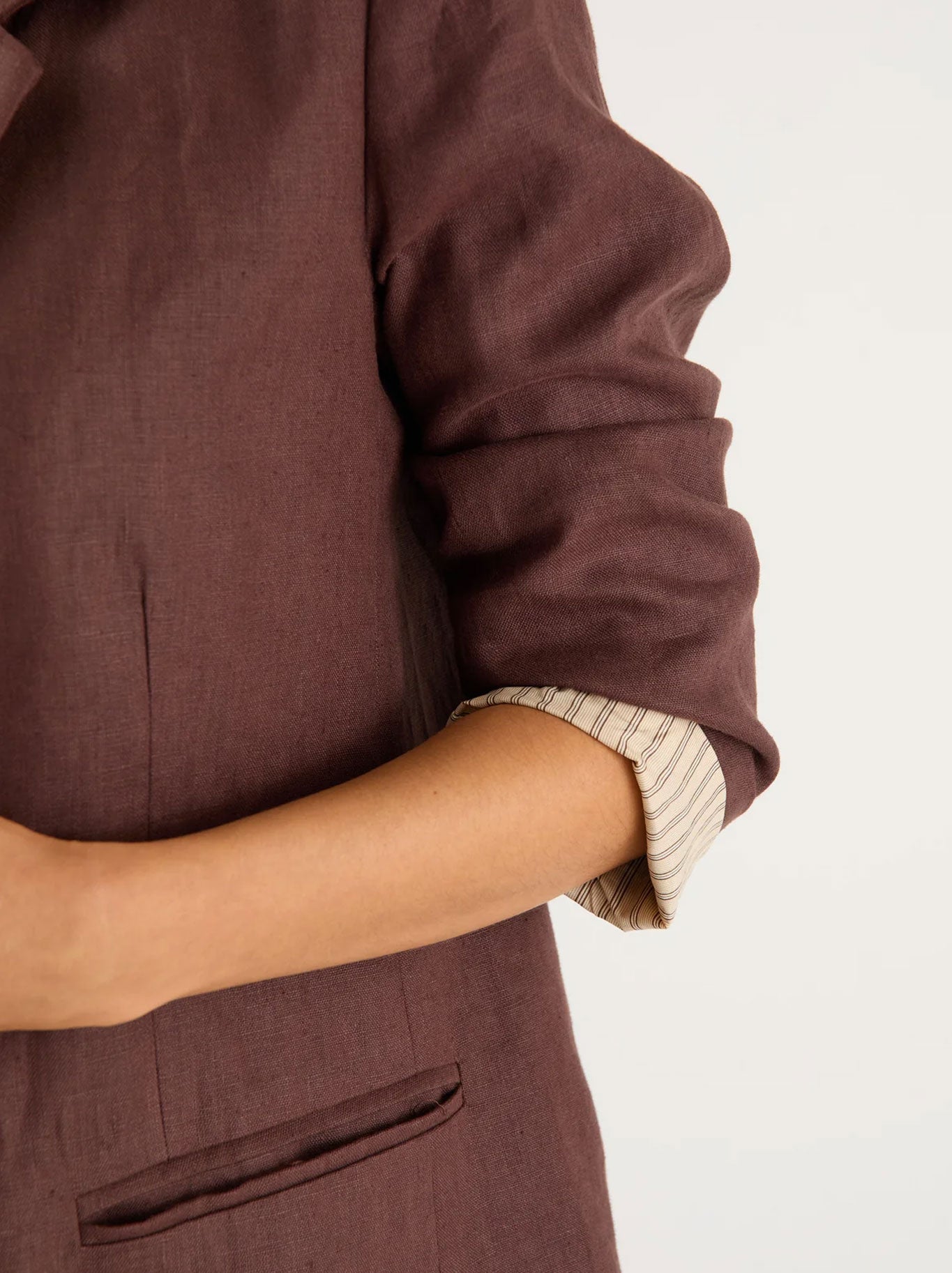 RE:UNION THE LABEL ATLANTIC BLAZER