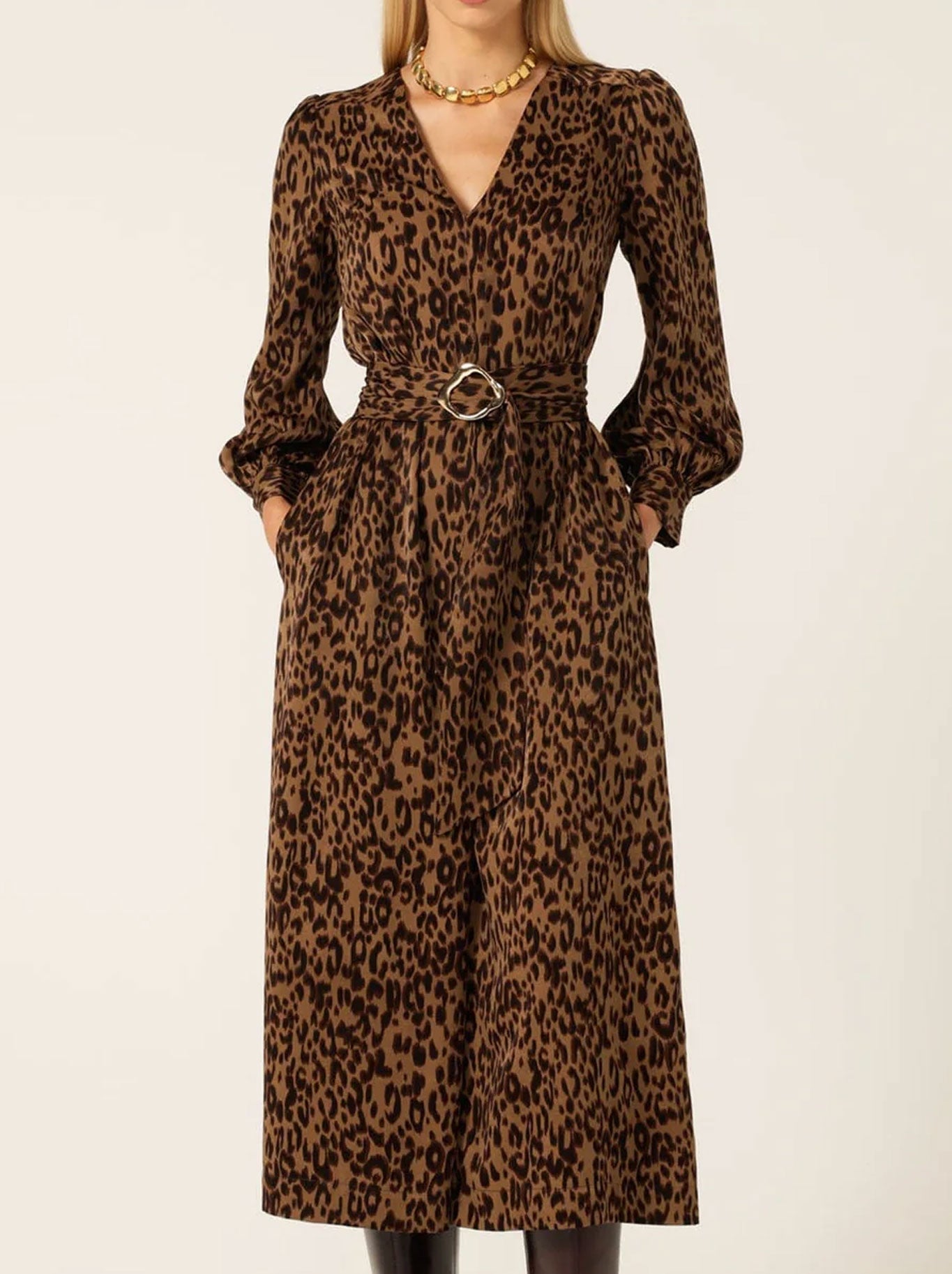 SACHA DRAKE BAUCHART MIDI DRESS