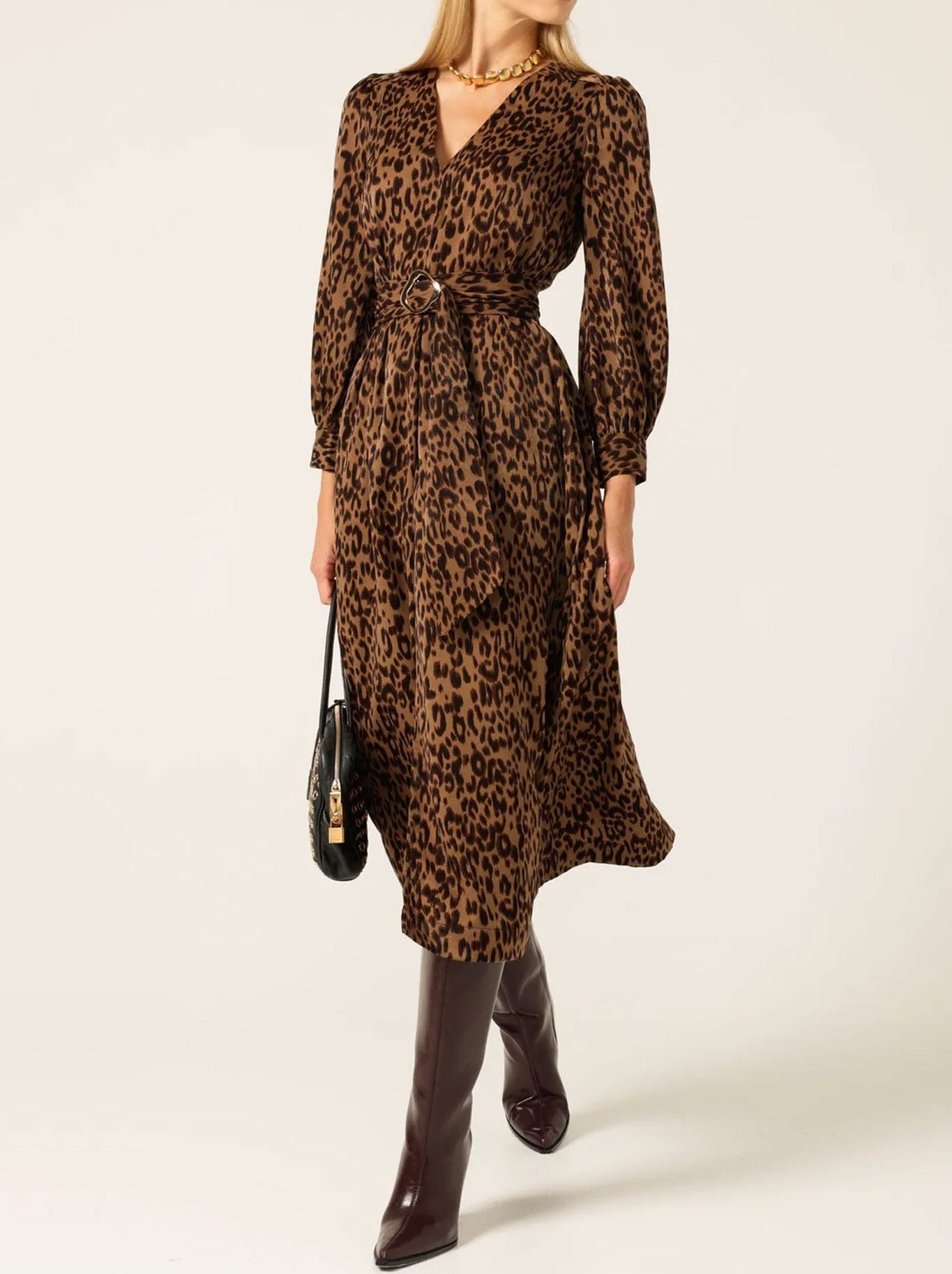 SACHA DRAKE BAUCHART MIDI DRESS