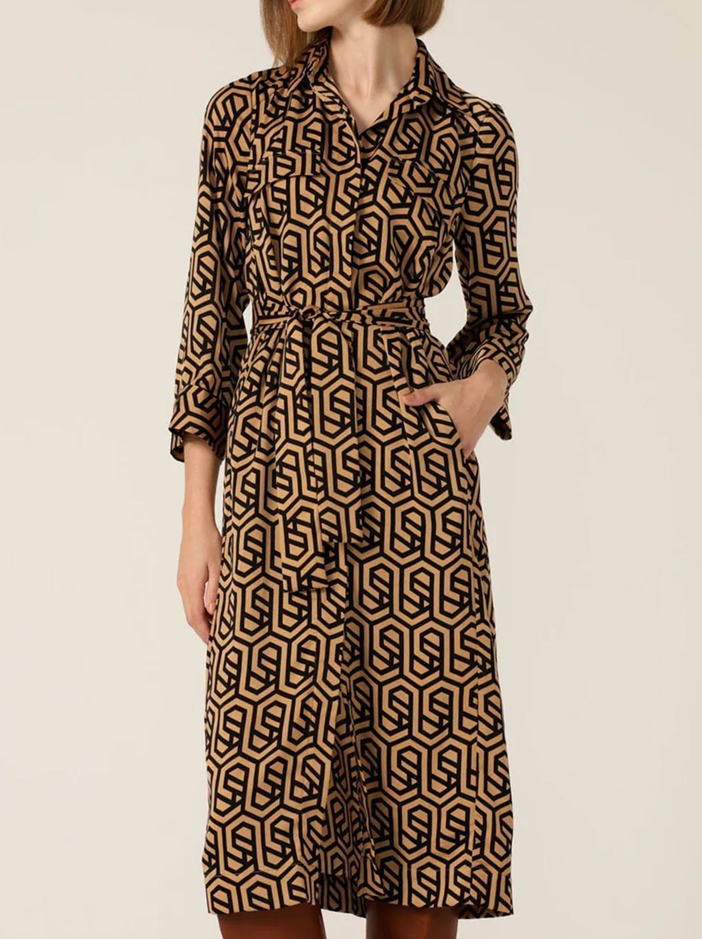 SACHA DRAKE GINO SHIRTMAKER DRESS
