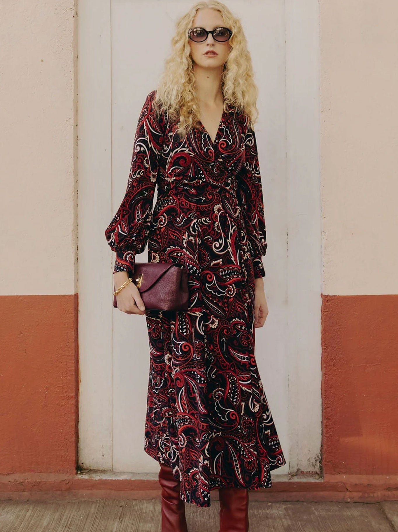 SACHA DRAKE MARIE MIDI DRESS