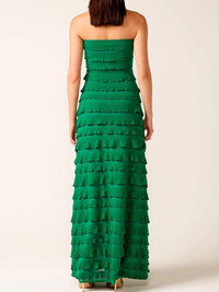 SACHA DRAKE MADDISON MAXI RUFFLE DRESS